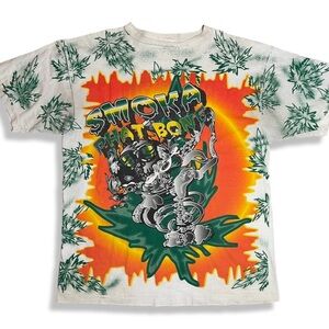 Rare Vintage 90s “Smokea Phat Bone” Weed T-Shirt